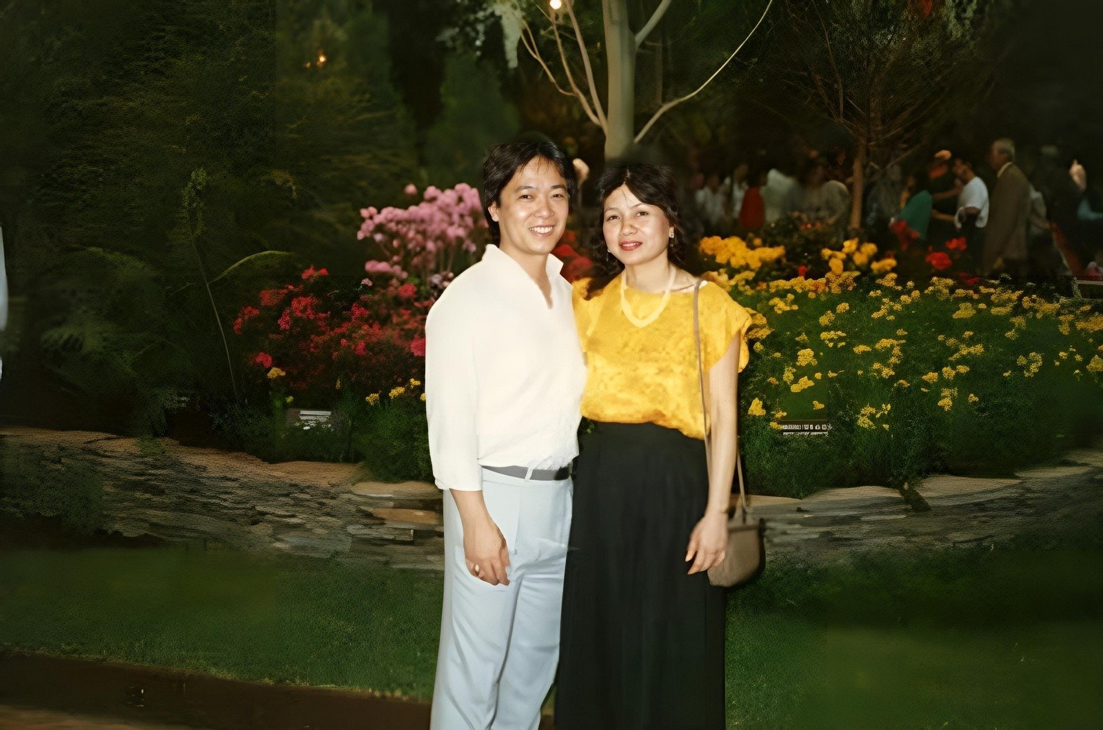 Jim & Synay on Philadelphia Flower Show, March 1987
